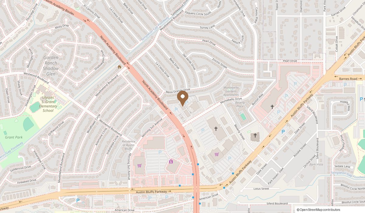 Map: 4325 Academy Blvd, Colorado Springs, CO 80918